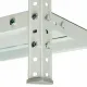 Стеллаж металлический  "MS Plus-185/60-4", 1850х1000х600 мм, 4 полки, регулируемые опоры, 291107, S241BR156402. Фото товара с разных ракурсов.
