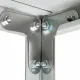 Стеллаж металлический  "MS Plus-185/60-4", 1850х1000х600 мм, 4 полки, регулируемые опоры, 291107, S241BR156402. Фото товара с разных ракурсов.