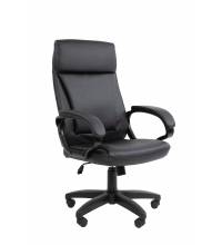 Кресло руководителя Chairman 794LT Россия чер.пласт экокожа черная